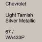 Preview: Chevrolet, Light Tarnish Silver Metallic, 67 / WA433P.